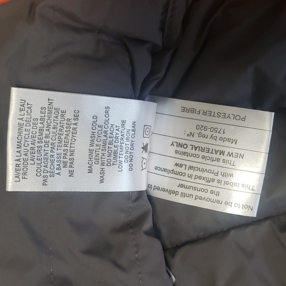 💙 TAG - Bright Orange Lightweight Puffer Jacket - Size 2T - Picture 5 of 8